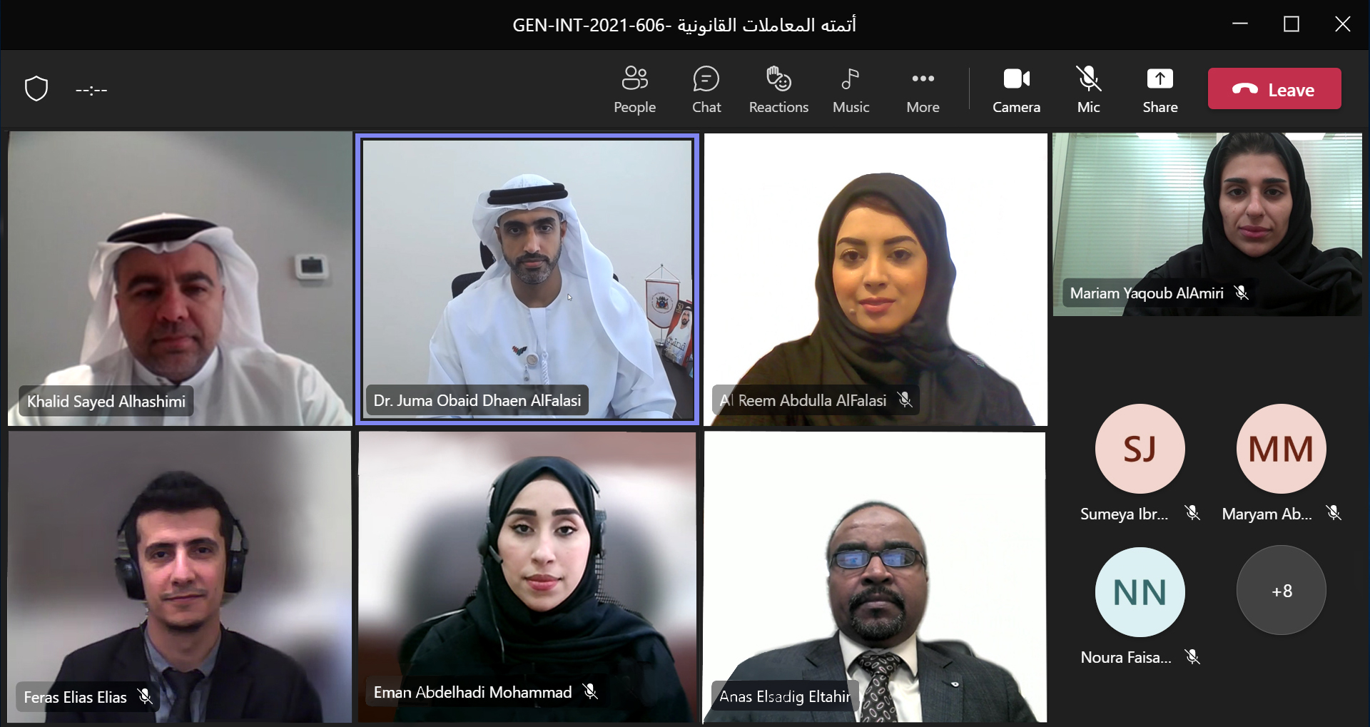 The Government of Dubai Legal Affairs Department briefs Dubai Culture on its Practices in Automating Legal Services
