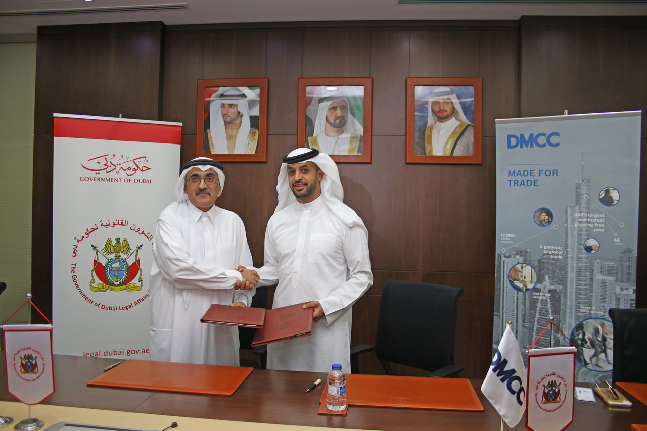 Memorandum of Understanding between the Government of Dubai Legal Affairs Department and Dubai Multi Commodities Centre (“DMCC”)