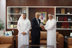 Legal Affairs Department and DIFC Courts Discuss Ways to Enhance Cooperation
