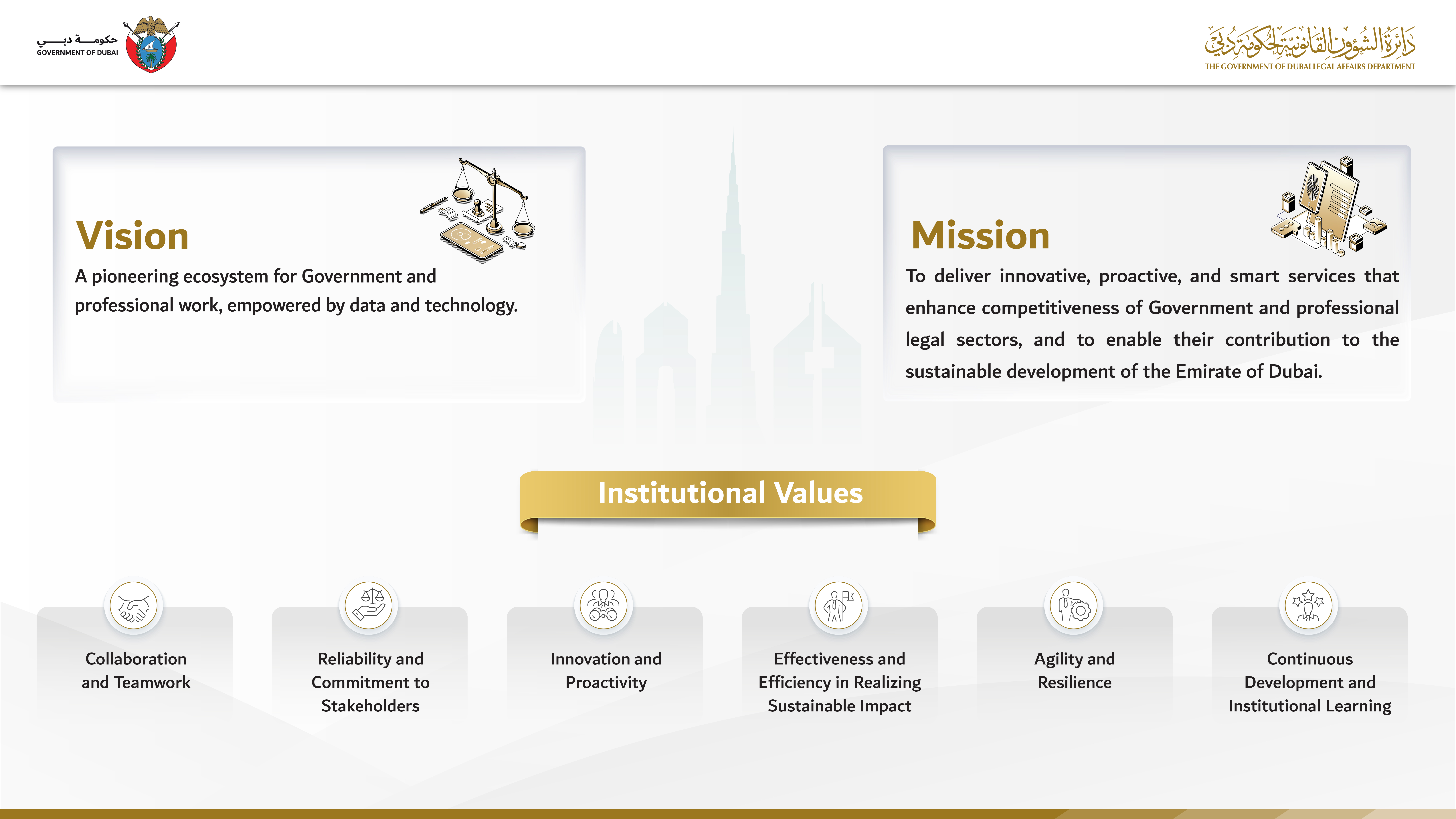 دائرة الشؤون القانونية لحكومة دبي تطلق استراتيجيتها الجديدة 2026-2028