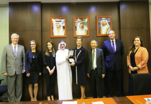 The Director General of the Government of Dubai Legal Affairs Department welcomes Chief Judge of the United States District Court for the Southern District of New York